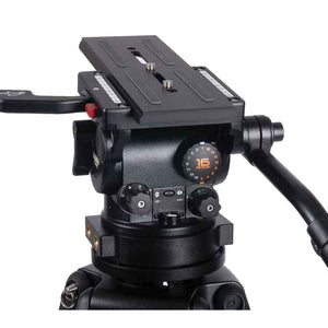 Miller CiNX 3 HDC 100mm 1-Stage Alloy Tripod System with Ground Spreader