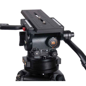 Miller CiNX 5 HD 2-Stage CF Tripod System with Mid-Level Spreader