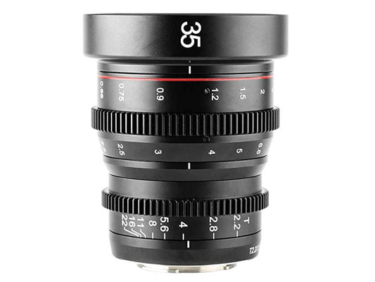 Meike 35mm T2.2 Manual Focus Cinema Lens - MFT Mount