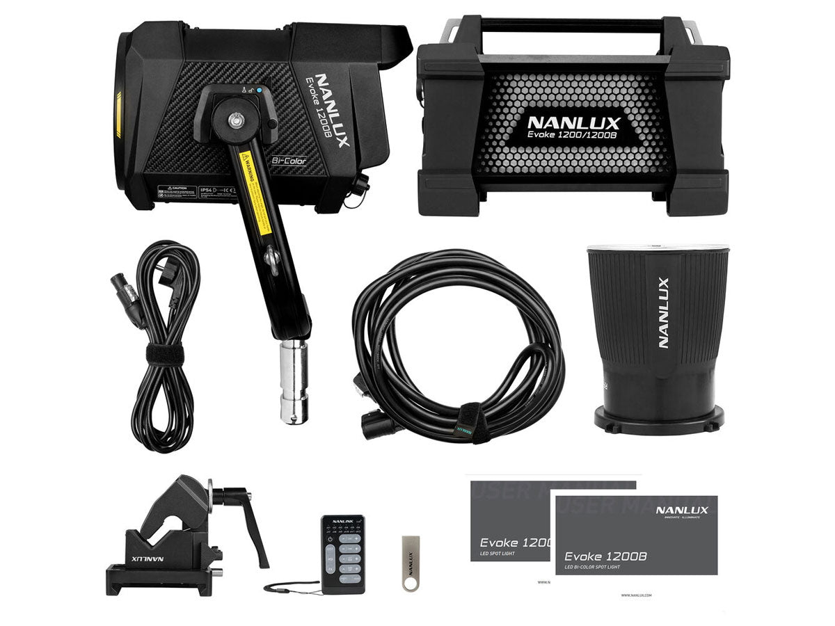 Nanlux Evoke 1200B LED Bi-Color Spot Light (With Flight Case)