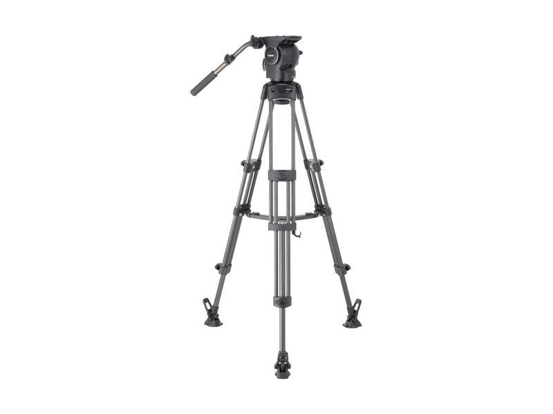 Libec RSP-750MC Professional Carbon Piping Tripod System with Mid-level Spreader for ENG Setups