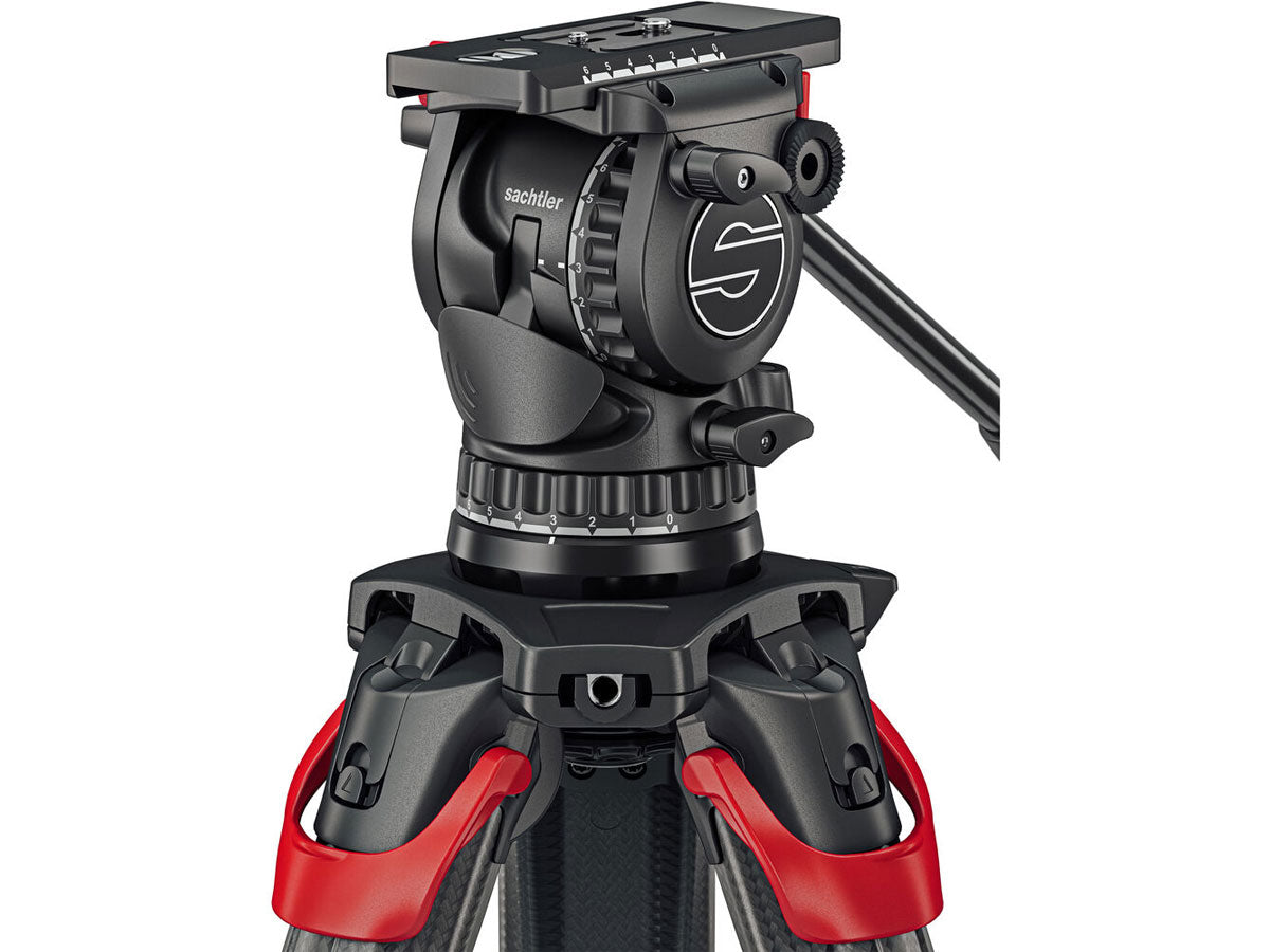 Sachtler System aktiv10T & flowtech 100 with Mid-Level Spreader