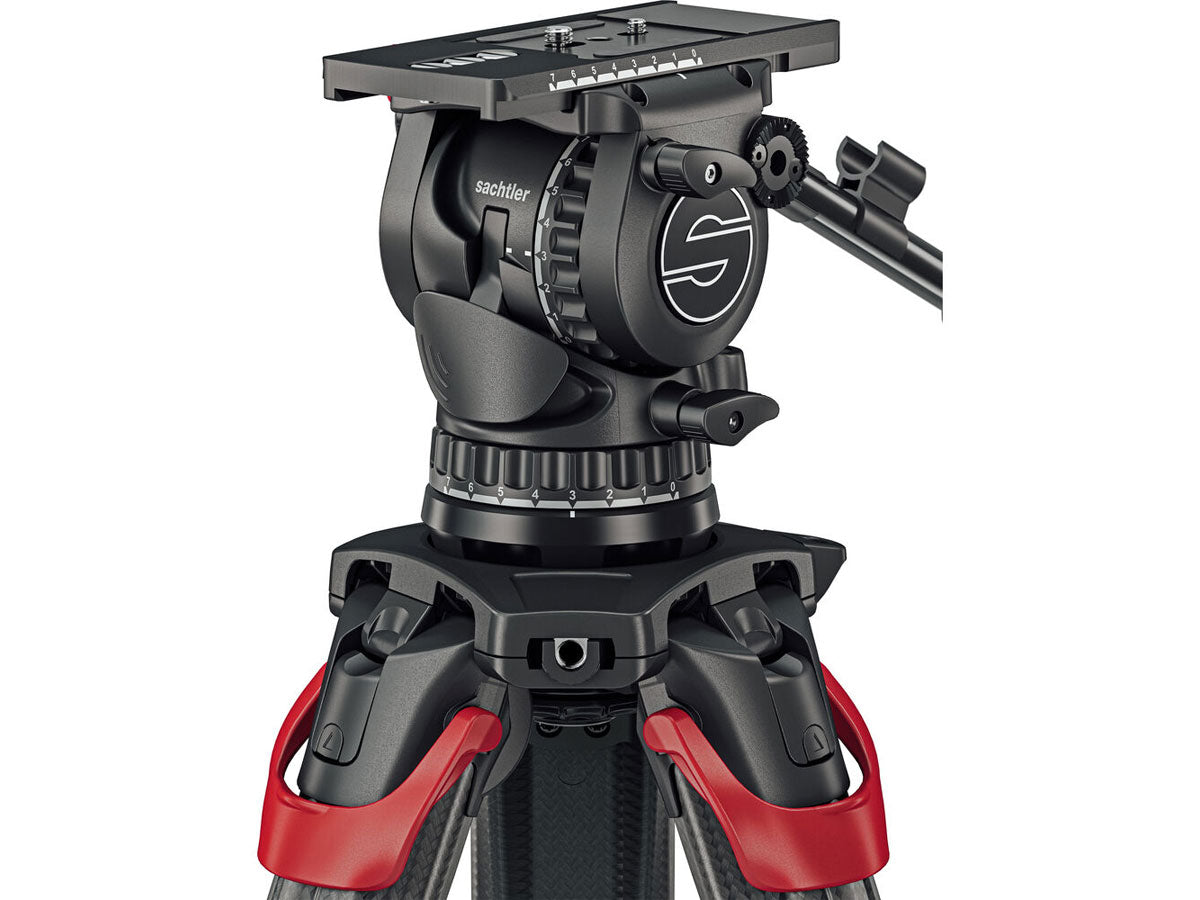 Sachtler System aktiv12T & flowtech 100 with Ground Spreader