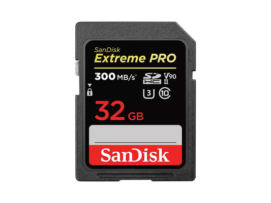 SanDisk Extreme PRO UHS-II SD Card - 32GB