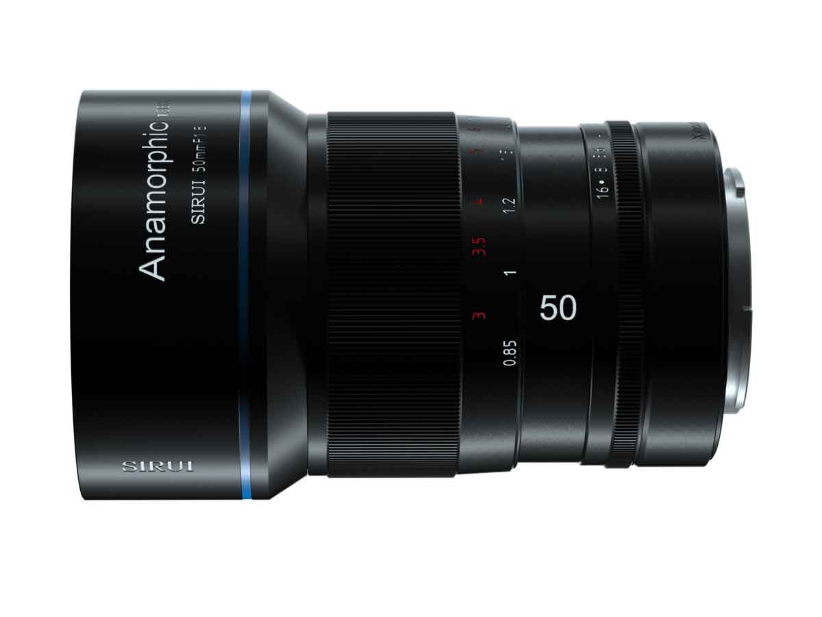 Sirui 50mm F1.8 1.33x Anamorphic Lens - X Mount