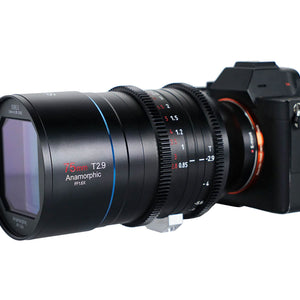 Sirui 75mm T2.9 1.6x Full-Frame Anamorphic Lens - RF Mount