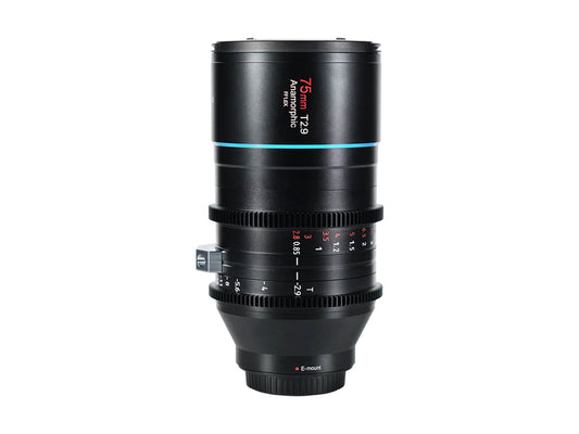 Sirui 75mm T2.9 1.6x Full-Frame Anamorphic Lens - E Mount