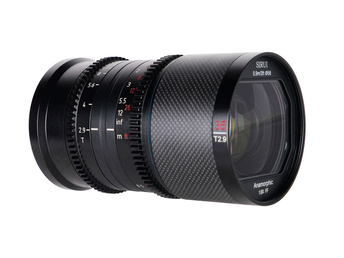 Sirui Saturn 35mm T2.9 1.6x Anamorphic Lens - Neutral Flare (DL Mount)