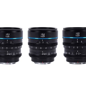 Sirui Nightwalker 24/35/55mm T1.2 Bundle - X Mount