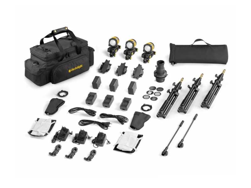 Dedolight 3 Light Micro Kit - Bi-Colour