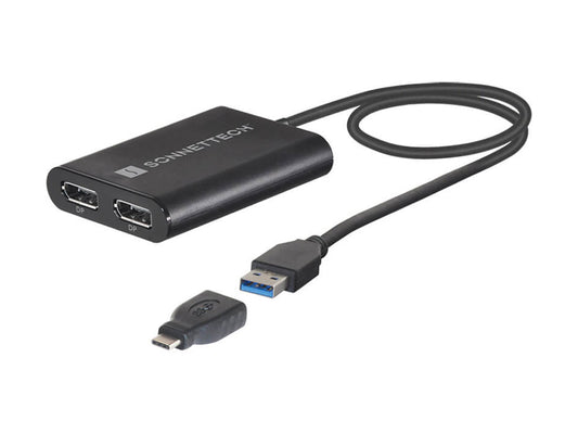 Sonnet DisplayLink Dual M1 DisplayPort Adapter for M1 Macs