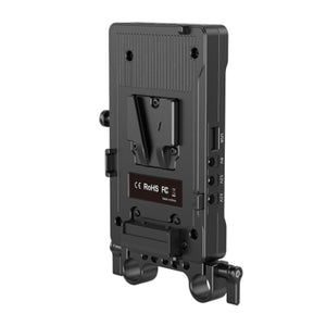 SmallRig V Mount Battery Adapter Plate with Dual 15mm Rod Clamp