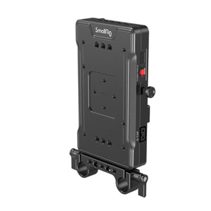SmallRig V Mount Battery Adapter Plate with Dual 15mm Rod Clamp