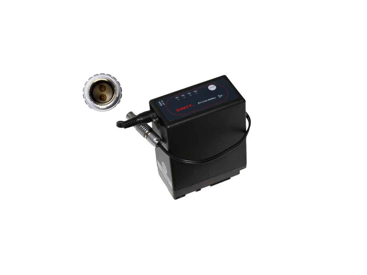 Teradek Battery for Panasonic VW-VBG6 25cm 2pin Power Connector to Barrel Adapter Cable