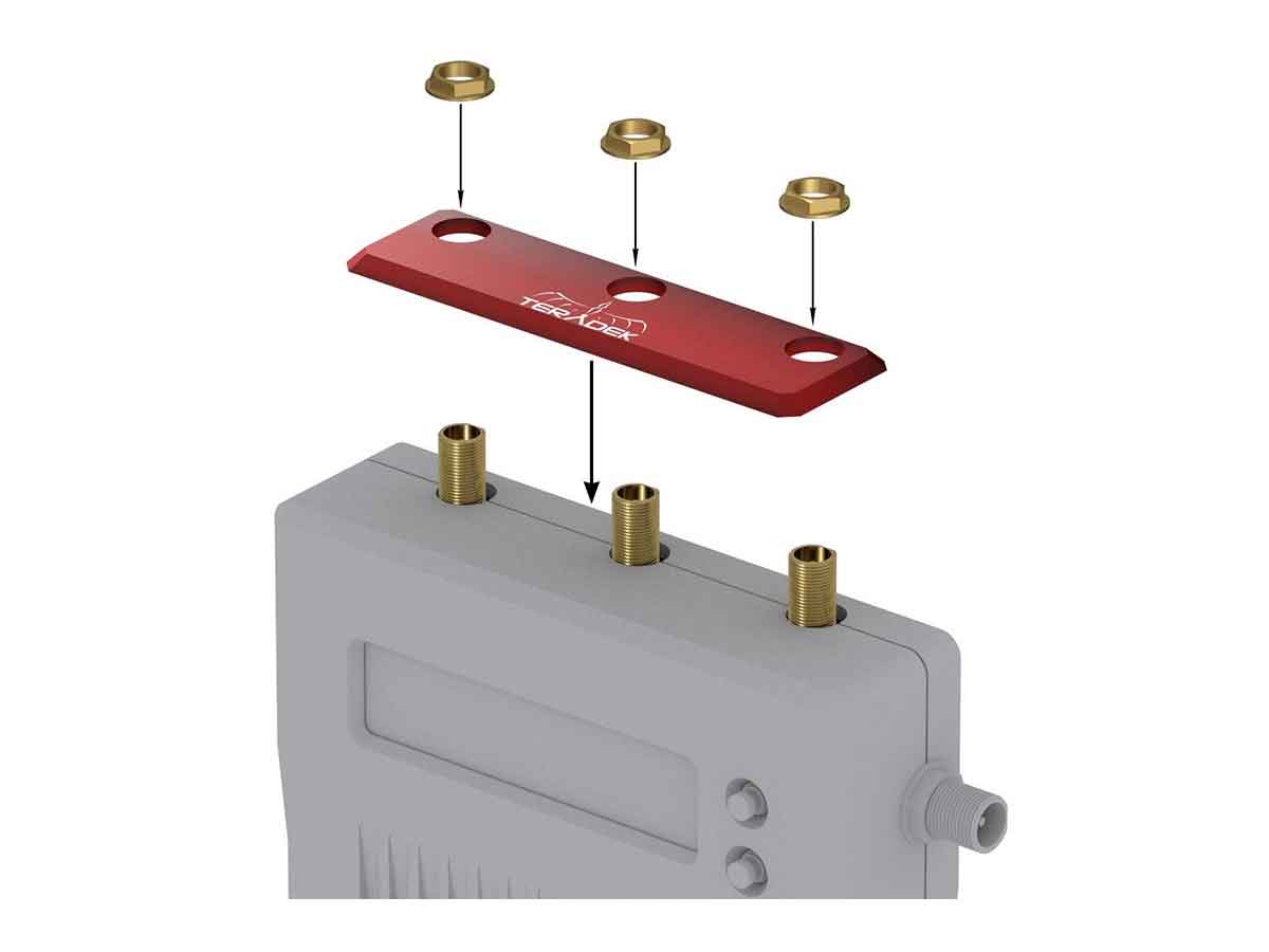 Teradek Red Identification Plate for Bolt 1000/3000 Receiver