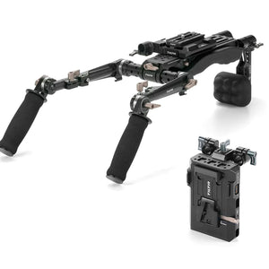 TiLTA TA-LSR Lightweight Shoulder Rig System - Basic Kit + Battery Plate