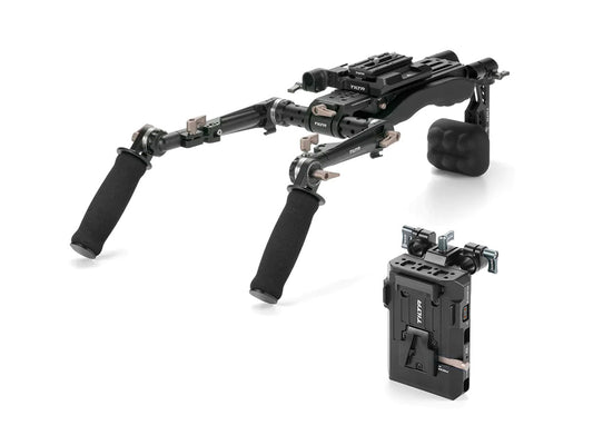 TiLTA TA-LSR Lightweight Shoulder Rig System - Basic Kit + Battery Plate