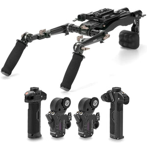 TiLTA TA-LSR Lightweight Shoulder Rig System - Basic Kit + Nucleus-M Wireless Follow Focus Kit