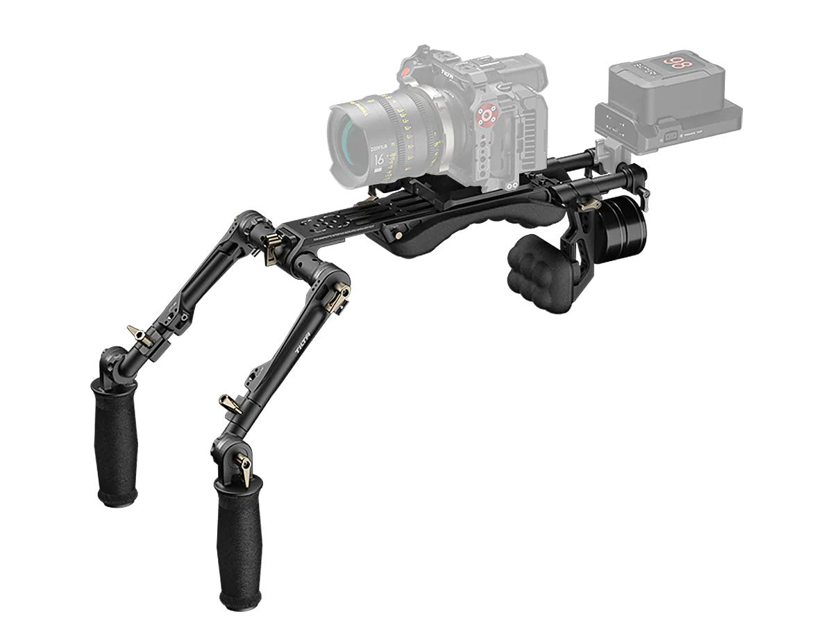 TiLTA TA-LSR Lightweight Shoulder Rig System - Basic Kit + Nucleus-M Wireless Follow Focus Kit