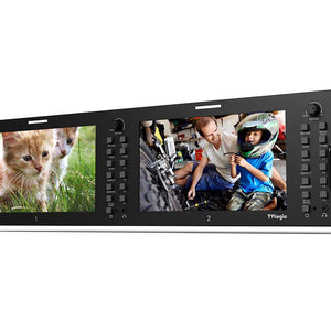TV Logic RKM-270A Dual 7â€ LCD Rack Monitor