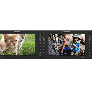 TV Logic RKM-270A Dual 7â€ LCD Rack Monitor