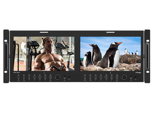 TV Logic RKM-290A Dual 9â€ LCD Rack Monitor