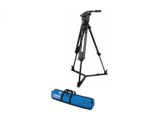 Vinten 10AS with 2 Stage CF Legs and Floor Spreader