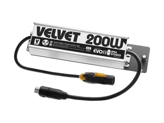 Velvet IP65 Rain & Dustproof AC Power Adaptor XLR 3-pin with Quick-Mount for Evo 1 IP54