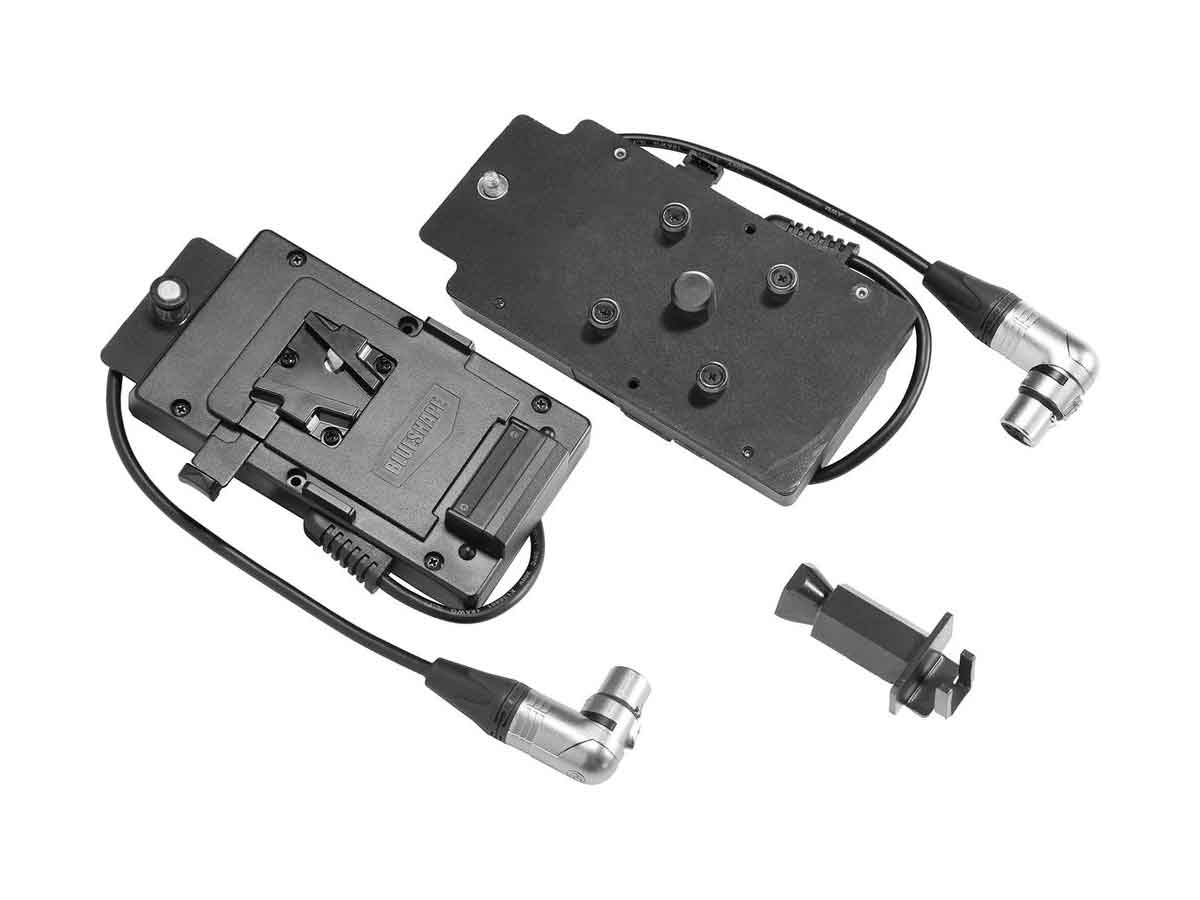 Velvet V-Mount Battery Plate with Right-Angle 3-pin XLR Connector for Velvet 1 Mini