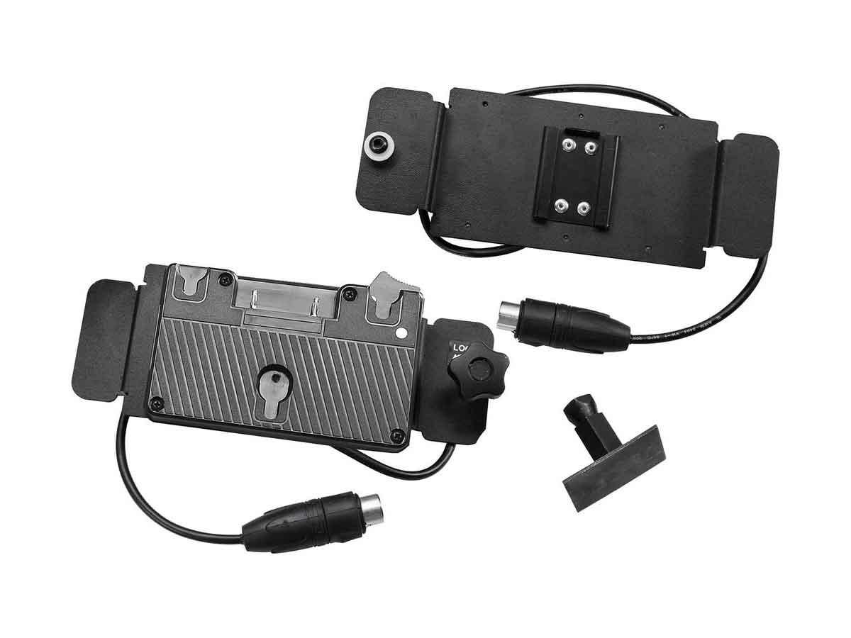 Velvet Gold Mount Battery Plate XLR 3-pin with QuickMount for Velvet 1 & Velvet 1 Power