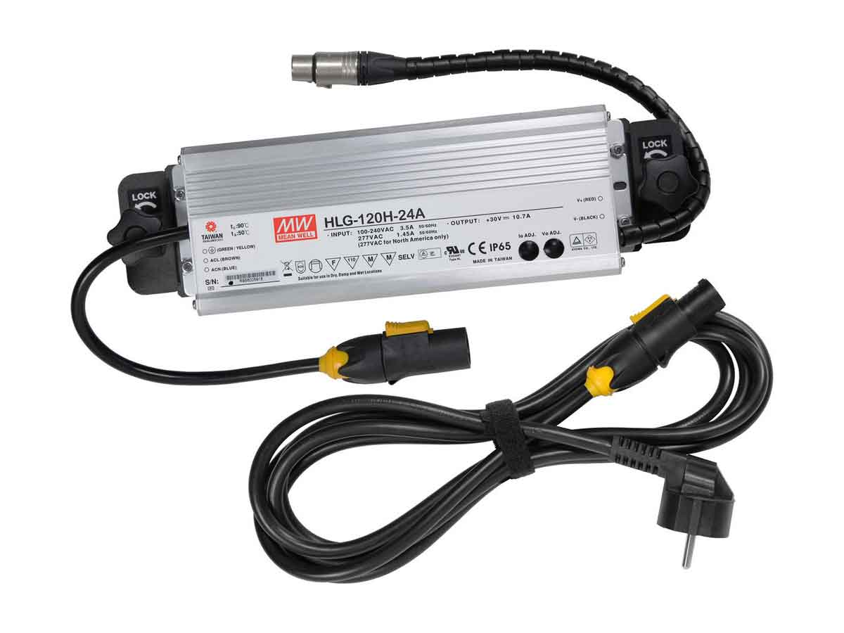 Velvet AC PSU XLR 3-pin with Quick-Mount for Velvet 1 Studio with 3.5m PowerCon Cable