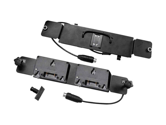 Velvet Dual Gold Mount Battery Plate XLR 3-Pin with Quick-Mount for VL2 & VL2 Power