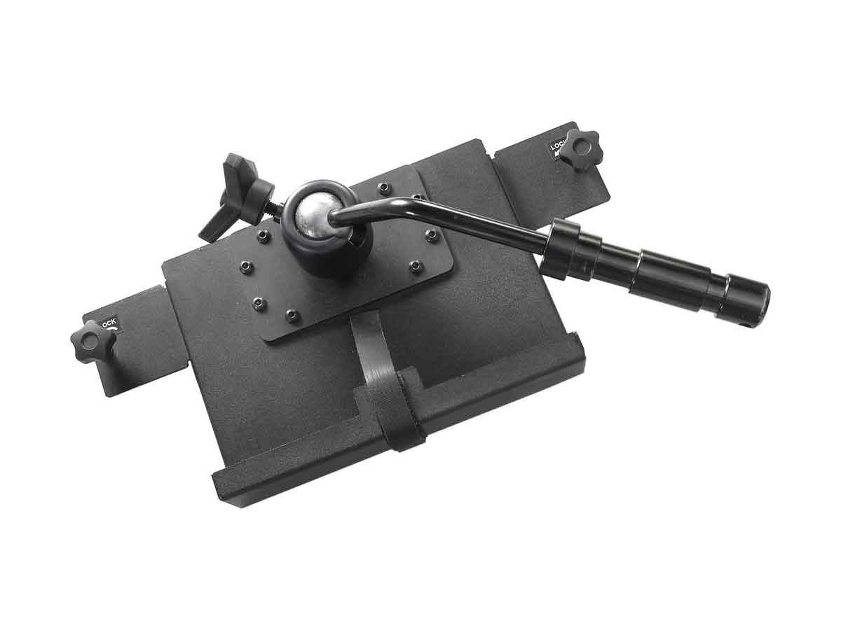 Velvet Ball-Head Mount with 28mm Male Spigot for Velvet 4 with Mounting Tray for PSU
