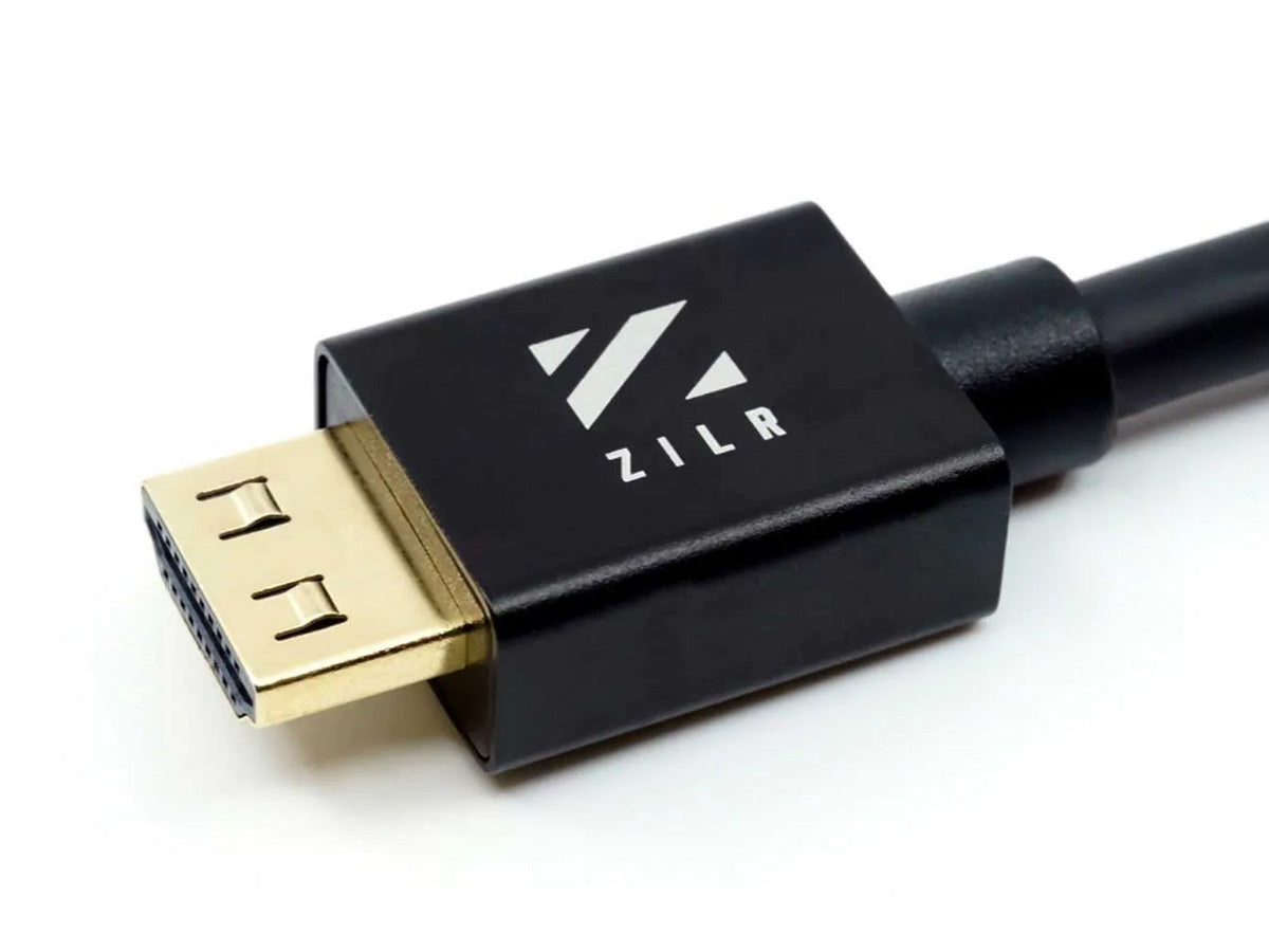 ZILR High Speed HDMI Cable with Ethernet (8Kp60 Secure Type-A) - 2m / 6.6ft